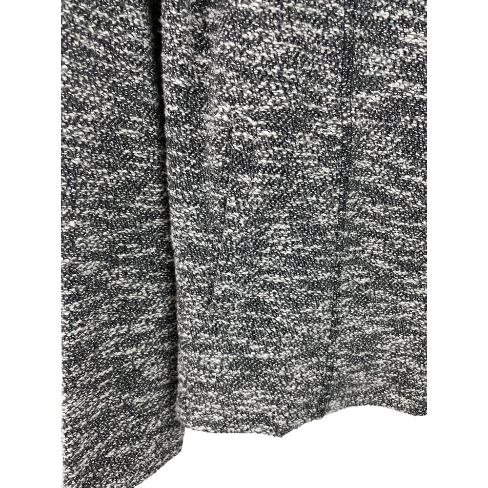 Forever 21 Womens Size Medium Black & White Tweed Full Zip Jacket Blazer - Picture 4 of 9